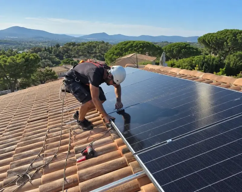 Installateur panneaux solaires Les Gets — pose photovoltaïque sur toiture