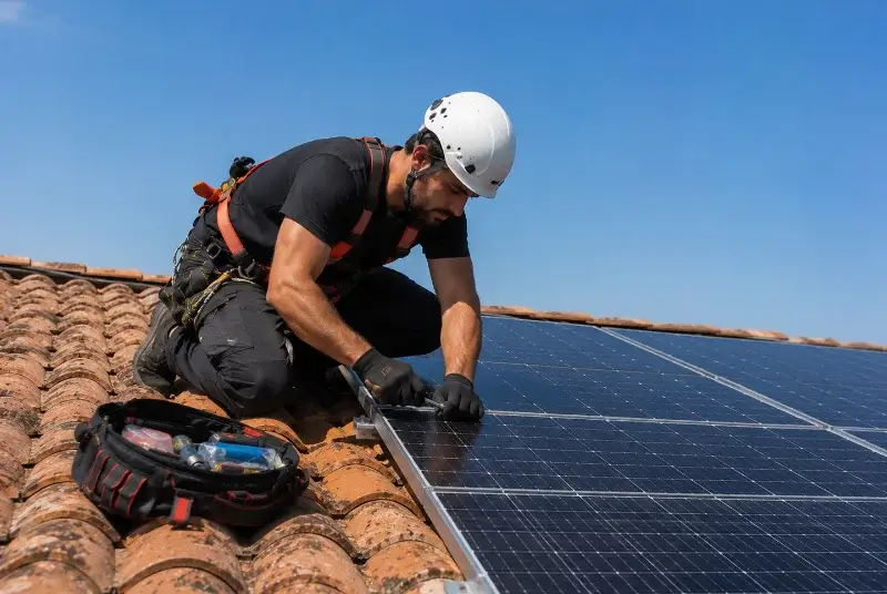 Maintenance et monitoring de panneaux solaires aux Gets